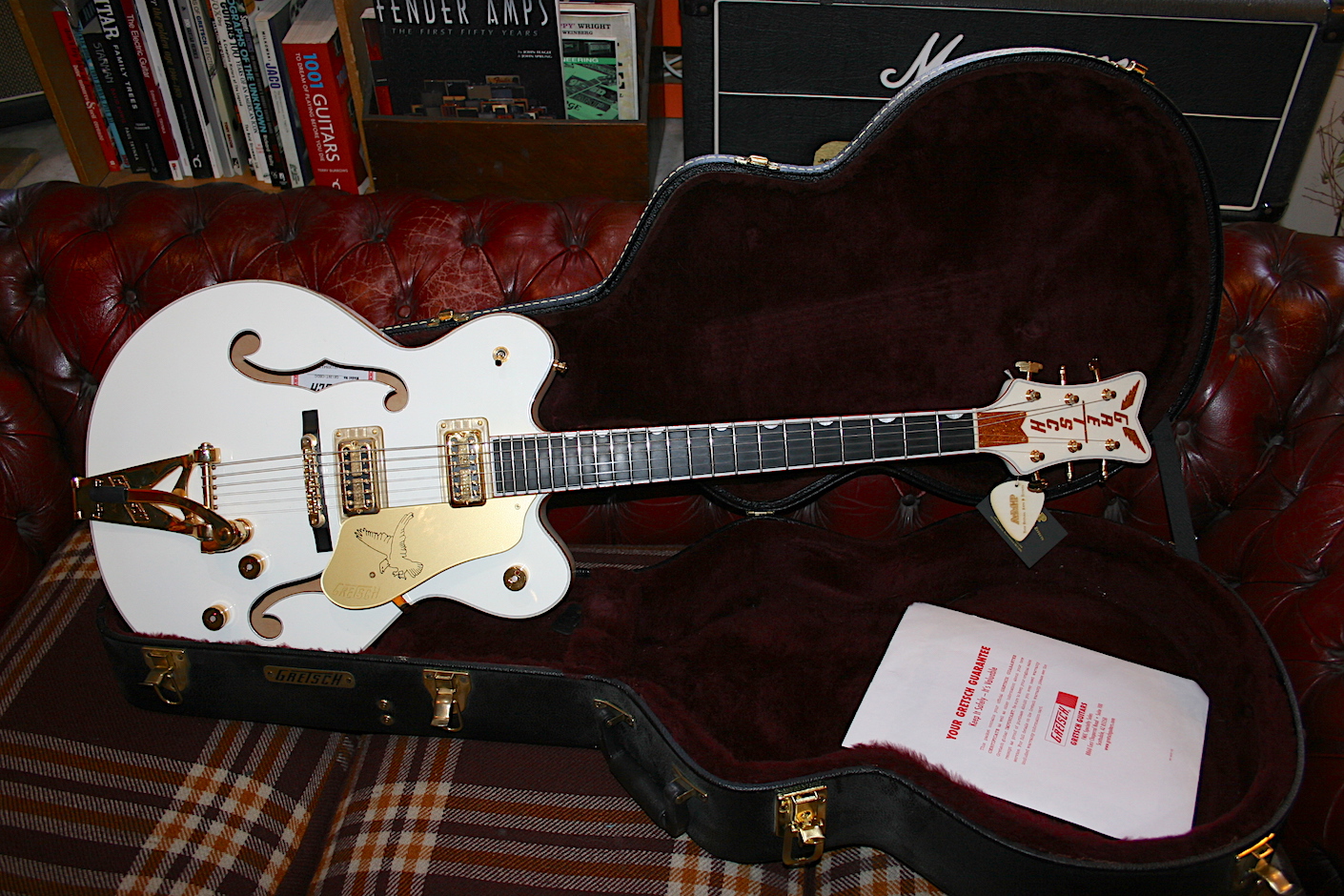 Gretsch G6139T-CBDC White Falcon**SOLD - Amp Guitars 