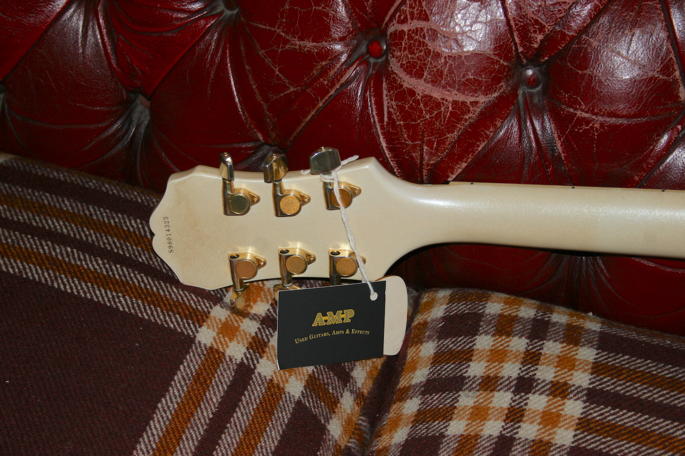 Epiphone 1998 Sheraton White**SOLD - Amp Guitars, Macclesfield