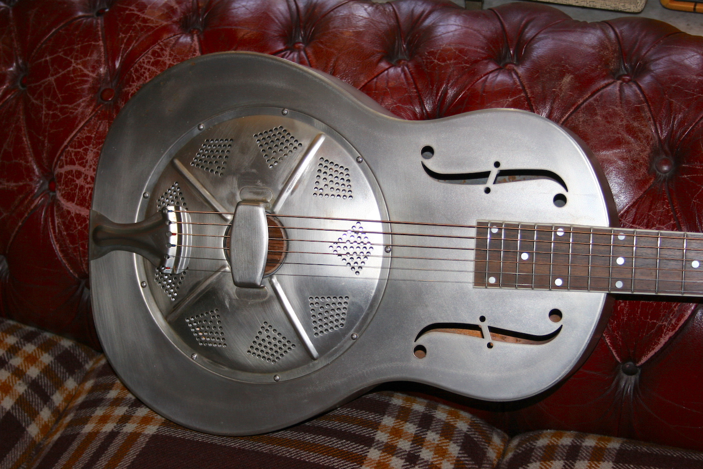 Busker Delta Resonator**SOLD Amp Guitars, Macclesfield