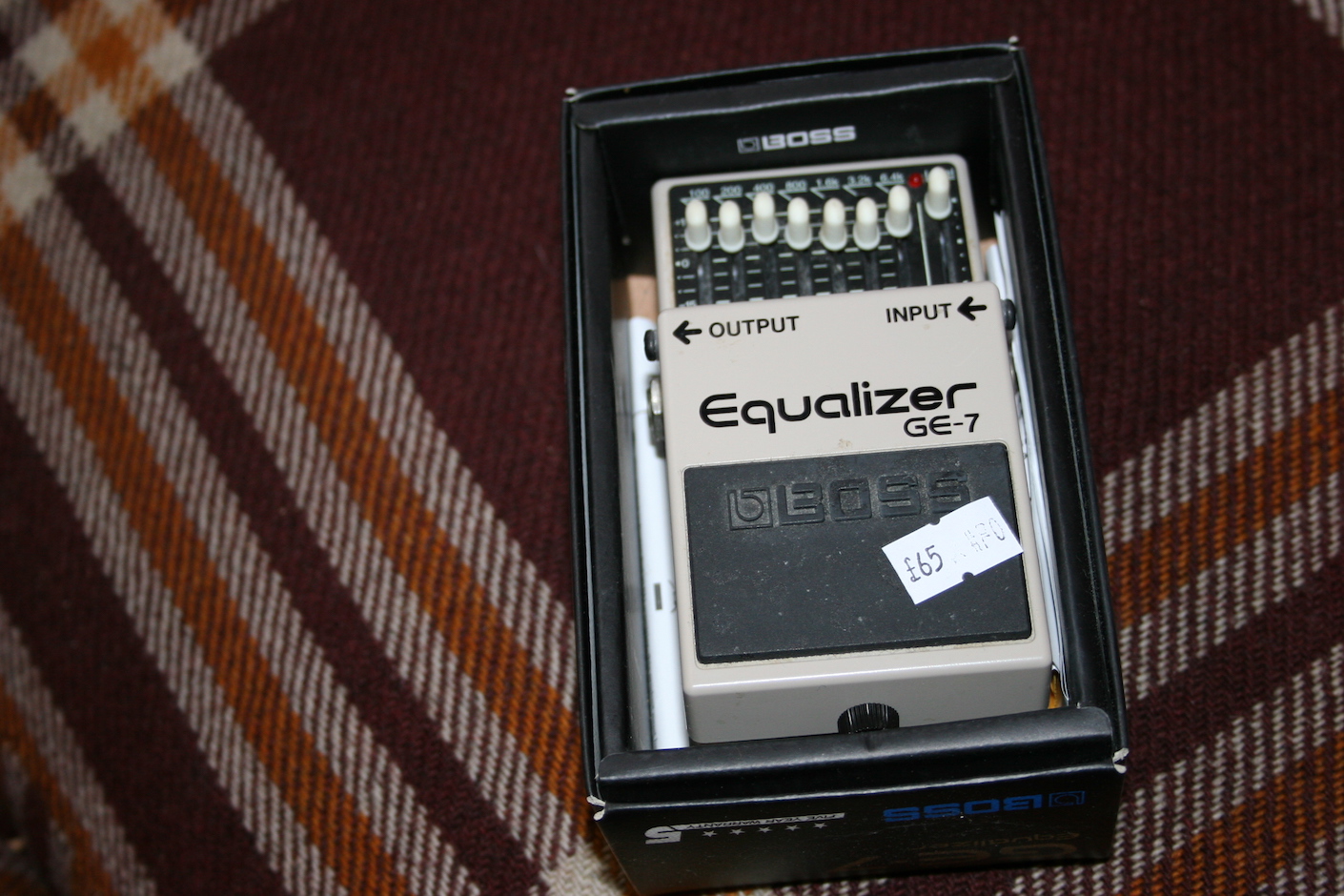 BOSS GE-7 Equalizer Guitar Effect Pedal - Used W/ Original Box (Analog, Made In Japan)