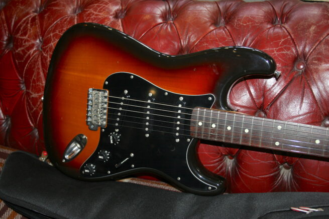 Squier Made in Japan Silver Series Stratocaster Three Tone Sunburst**SOLD - Image 3