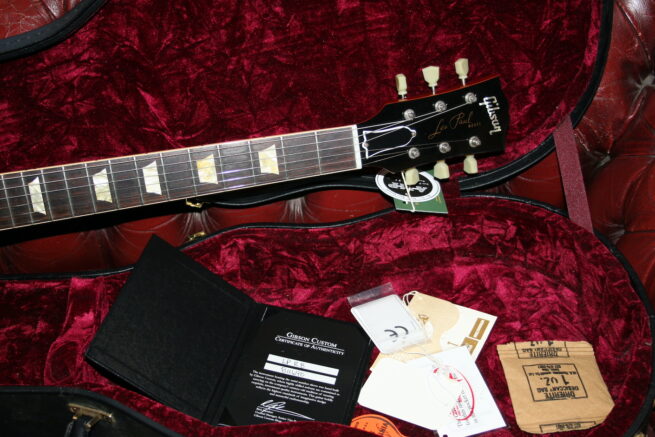 Gibson 2011 R8 LPR8 Les Paul Reissue Washed Cherry Burst VOS - Image 3