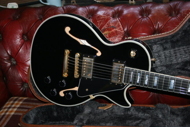 Gibson ES-Les Paul Custom 2015 Ebony Memphis Factory - Image 2