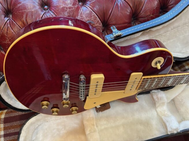 Gibson 1980 Les Paul Deluxe Wine Red - Image 4
