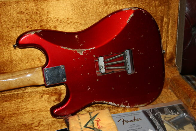 Fender Custom Shop '63 Relic Stratocaster Candy Apple red - Image 6