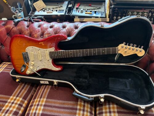 Fender American Deluxe Stratocaster Sienna Burst Ash S1 Switch