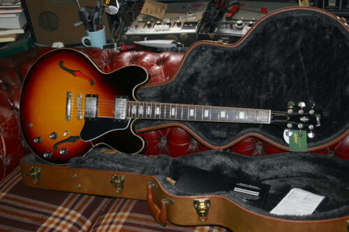 Gibson ES335 Block Marker, Memphis 2015 Sunburst