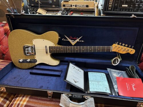 Fender CS Journeyman Relic '60 Telecaster Gold Sparkle**SOLD