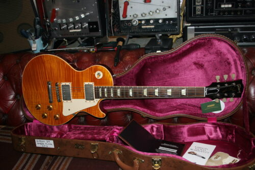 Gibson 2013 R9 '59 reissue Les Paul VOS Amber Flame