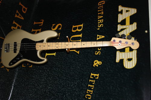 Fender 60th Jazz bass shoreline gold**SOLD