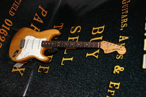 Fender 70's strat, natural, mex **SOLD
