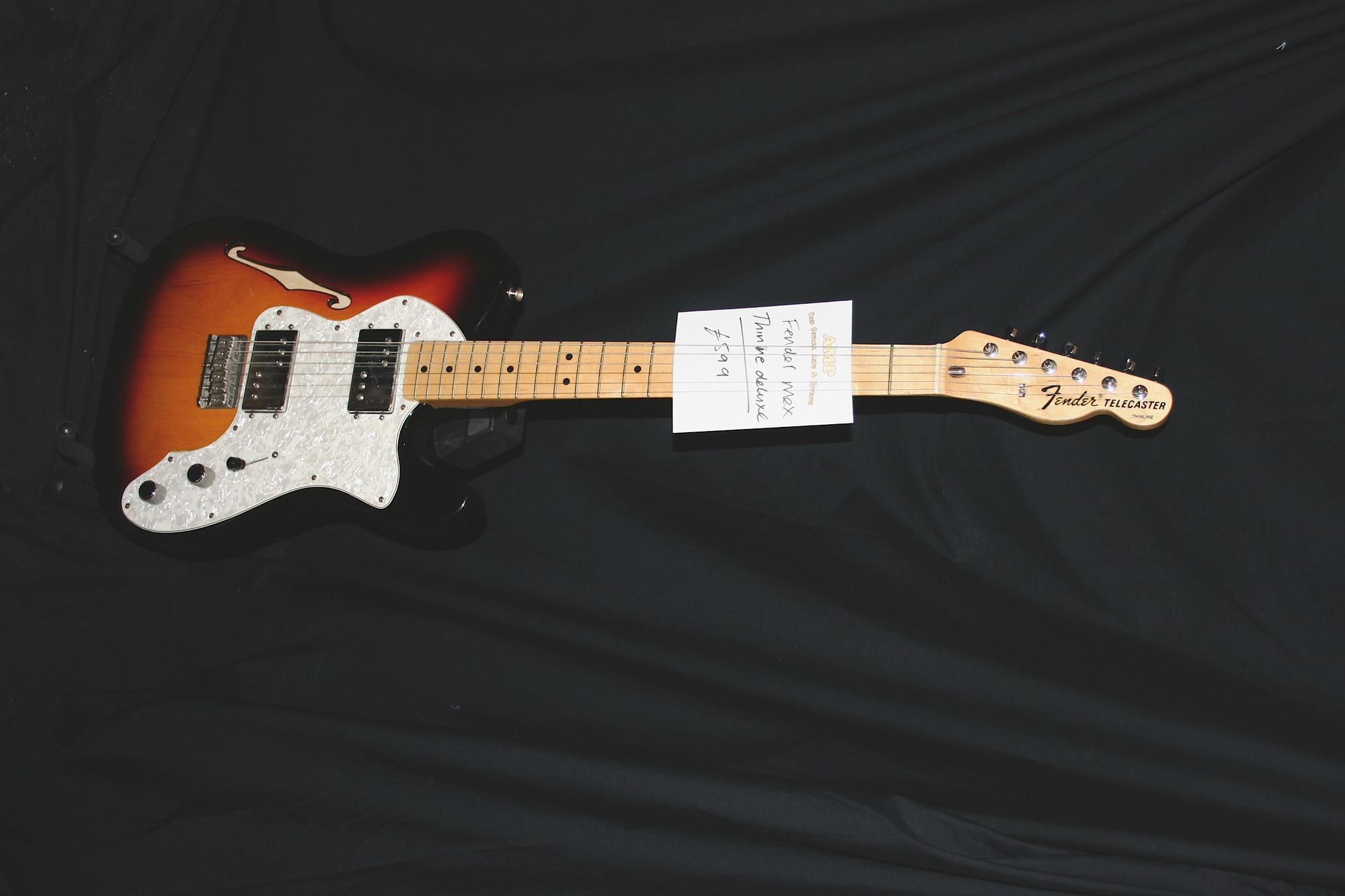 Fender mexican thinline deluxe telecaster. - Amp Guitars, Macclesfield